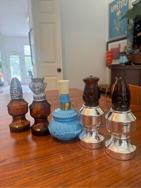 Vintage Decorative Avon Perfume Empty Bottle Set Of 5